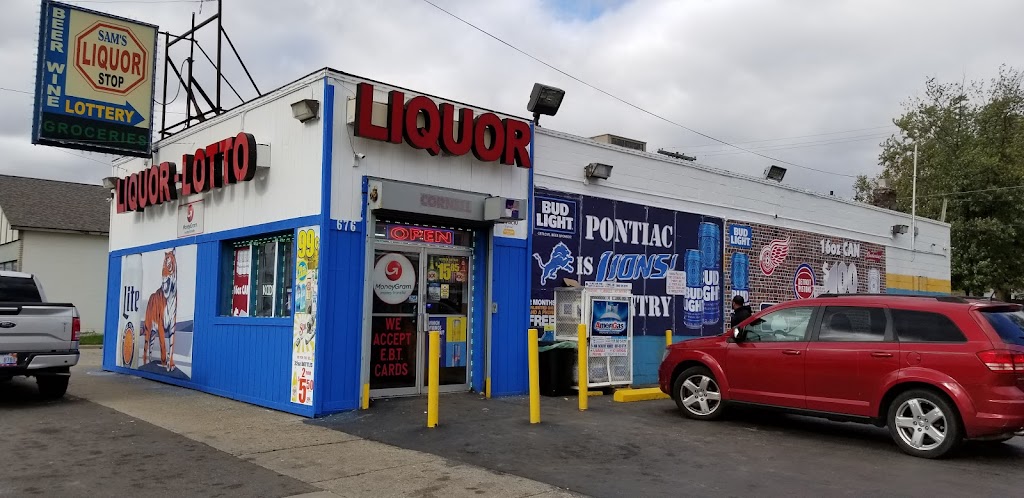 Sams Liquor Stop | 676 Cesar E Chavez Ave, Pontiac, MI 48340, USA | Phone: (248) 338-8380