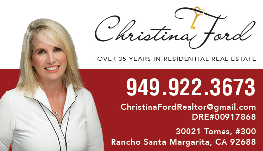 Ford Realty Group | 30021 Tomas, #300, Rancho Santa Margarita, CA 92688 | Phone: (949) 922-3673