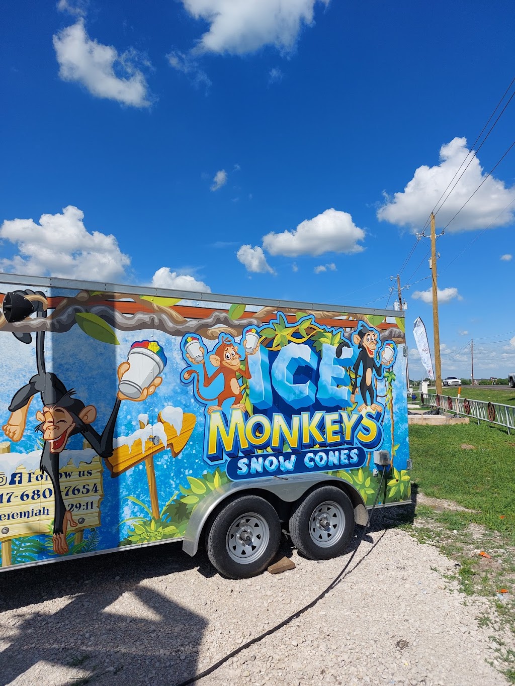 Ice Monkeys Snowcones | 500 Pioneer Ct, Waxahachie, TX 75167, USA | Phone: (817) 680-7654