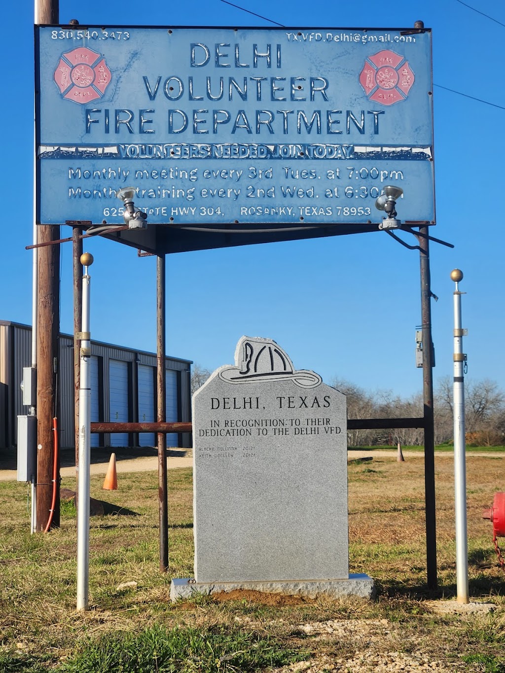 Delhi Volunteer Fire Department | 6255 TX-304, Rosanky, TX 78953 | Phone: (830) 540-3473