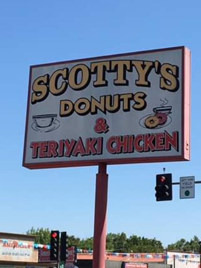 Scottys Doughnuts & Teriyaki Chicken | 1420 Yosemite Blvd, Modesto, CA 95354, USA | Phone: (209) 577-1775