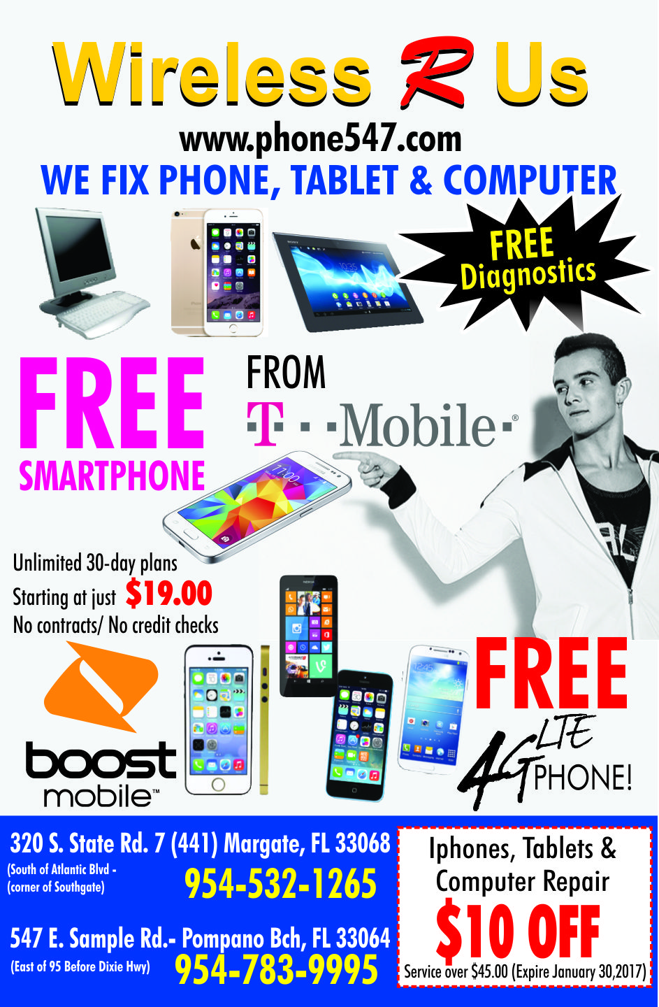 Computer and Phone Repair | 547 E Sample Rd, Pompano Beach, FL 33064, USA | Phone: (954) 783-9995