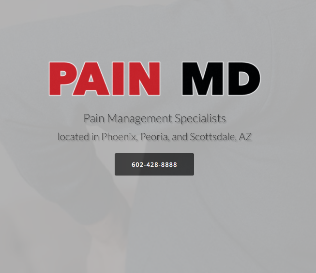 PAIN MD | 6036 N 19th Ave Suite 204, Phoenix, AZ 85015, USA | Phone: (602) 428-8888