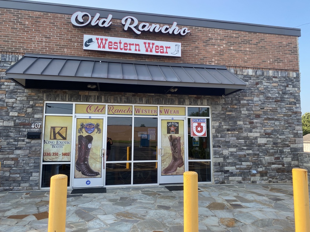 Old Rancho Western Wear | 2060 Chapel Hill Rd, Burlington, NC 27215 | Phone: (336) 350-9402