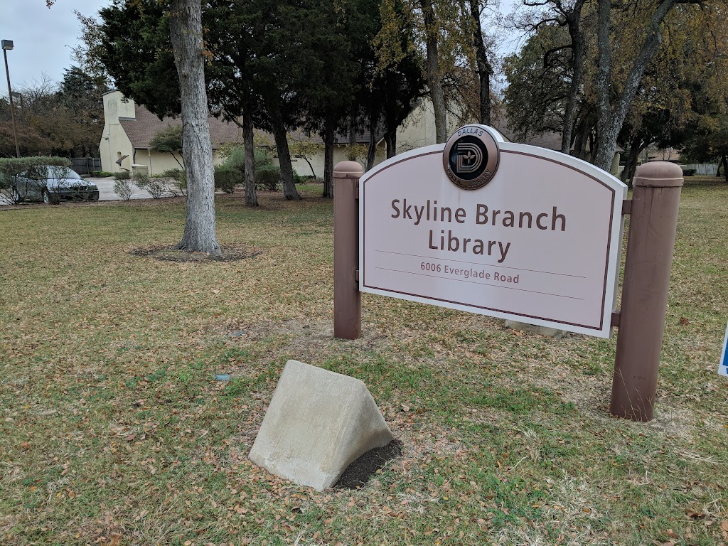 Skyline Branch Library | 6006 Everglade Rd, Dallas, TX 75227, USA | Phone: (214) 670-0938