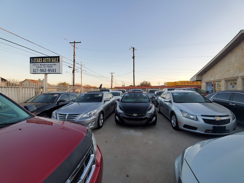 5 STARS AUTO SALE | 3013 S Westmoreland Rd, Dallas, TX 75233 | Phone: (972) 803-1099