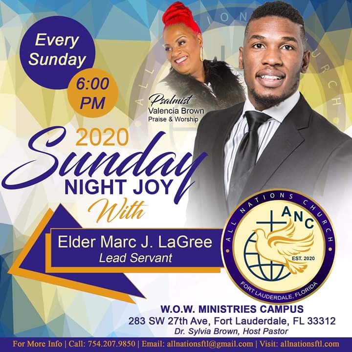 All Nations Church Of Fort Lauderdale Inc. | 283 SW 27th Ave, Fort Lauderdale, FL 33311, USA | Phone: (754) 207-9850