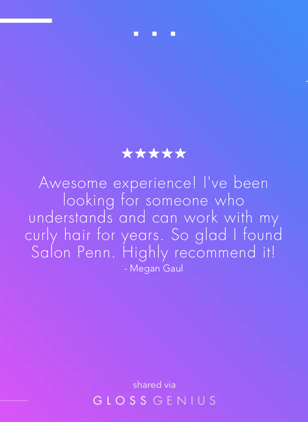 Salon Penn | 301 Penn St, Croydon, PA 19021, USA | Phone: (215) 770-4005