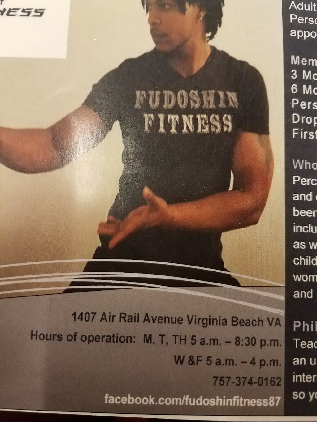 Fudoshin Fitness | 1407 Air Rail Ave, Virginia Beach, VA 23455, USA | Phone: (757) 374-0162