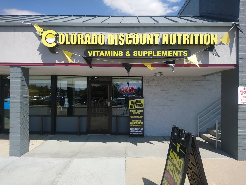 Colorado Discount Nutrition Superstore | 16981 E Quincy Ave #5, Aurora, CO 80015, USA | Phone: (720) 603-4115