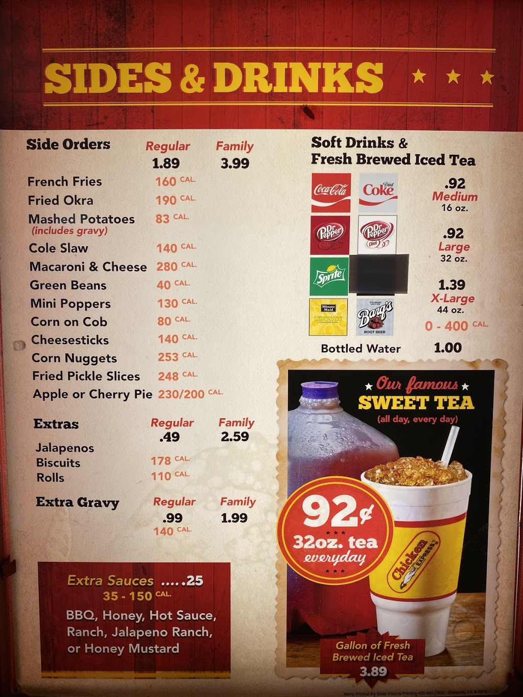 Chicken Express | 501 N Broadway St, Joshua, TX 76058, USA | Phone: (817) 648-0300