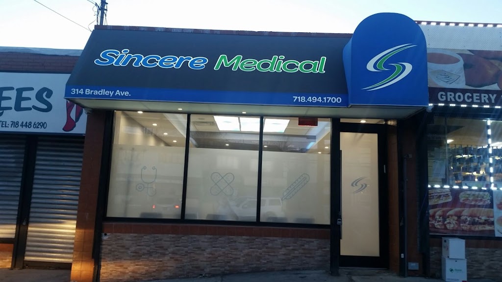 Sincere Medical | 314 Bradley Ave, Staten Island, NY 10314, USA | Phone: (718) 494-1700