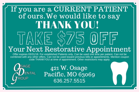 Dr. Leo Burke, DDS | 421 W Osage St, Pacific, MO 63069, USA | Phone: (636) 257-5515