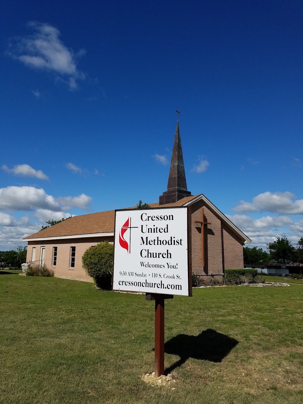 Cresson United Methodist Church | 110 S Crook, Cresson, TX 76035, USA | Phone: (469) 730-6496