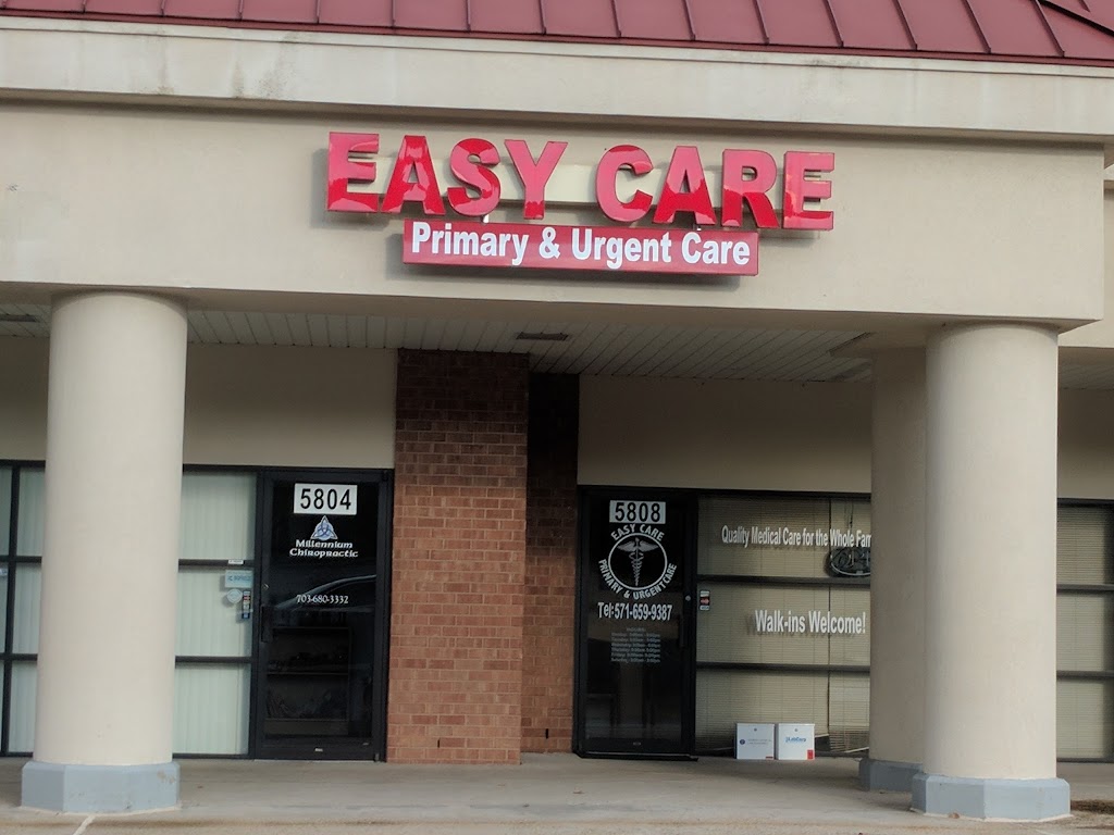 Easy Care Primary & Urgent Care | 5808 Mapledale Plaza, Woodbridge, VA 22193, USA | Phone: (571) 659-9387