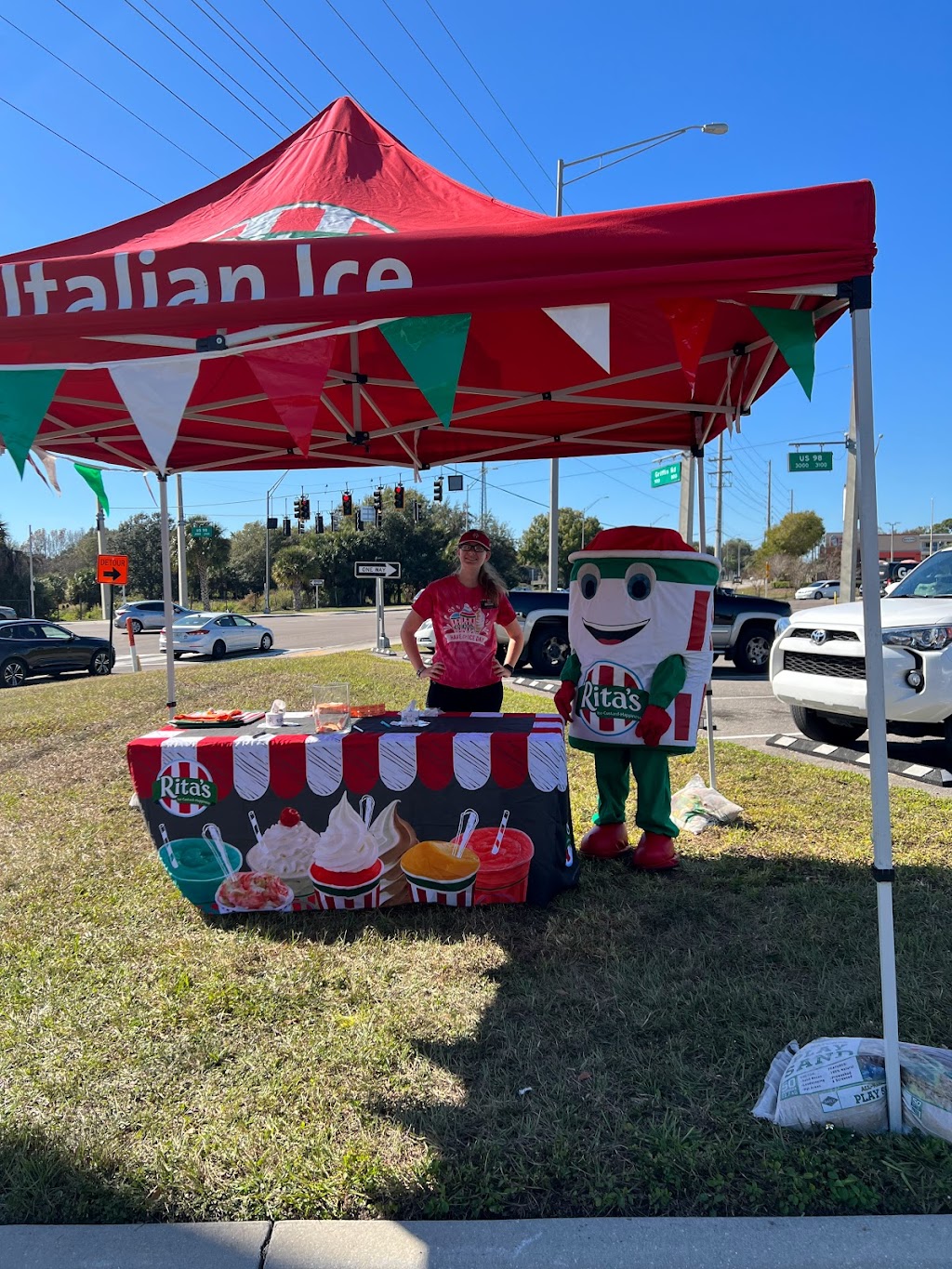 Ritas Italian Ice & Frozen Custard | 3115 US Hwy 98 N Market Square Shopping Center, Lakeland, FL 33805, USA | Phone: (863) 606-5822