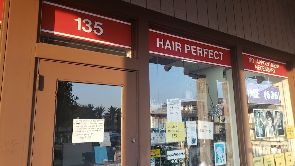 Hair Perfect | 135 W California Blvd, Pasadena, CA 91105, USA | Phone: (626) 304-9286