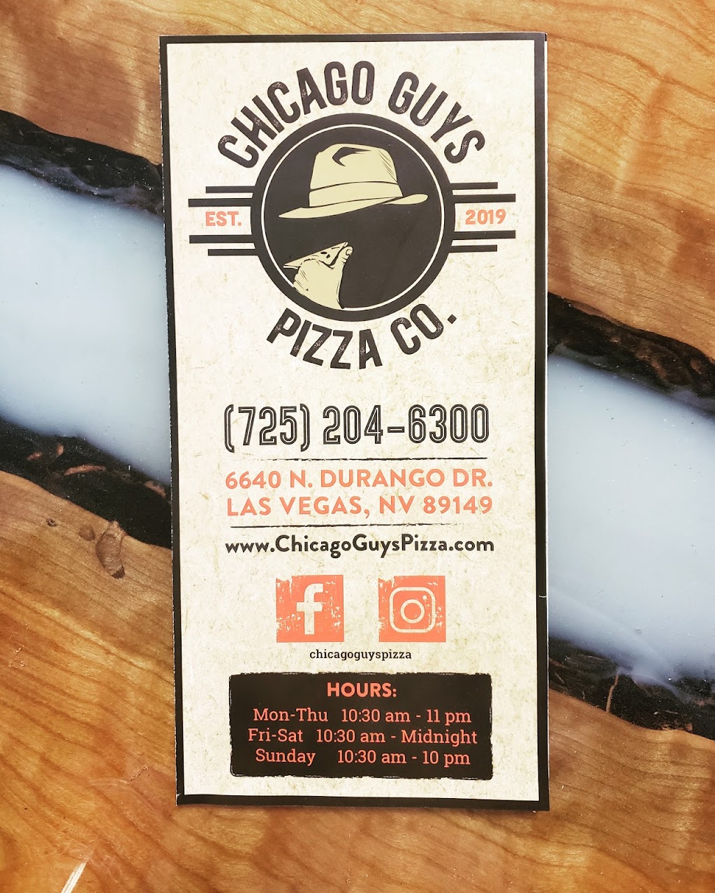 Chicago Guys Pizza Co. | 6640 N Durango Dr, Las Vegas, NV 89149, USA | Phone: (725) 204-6300