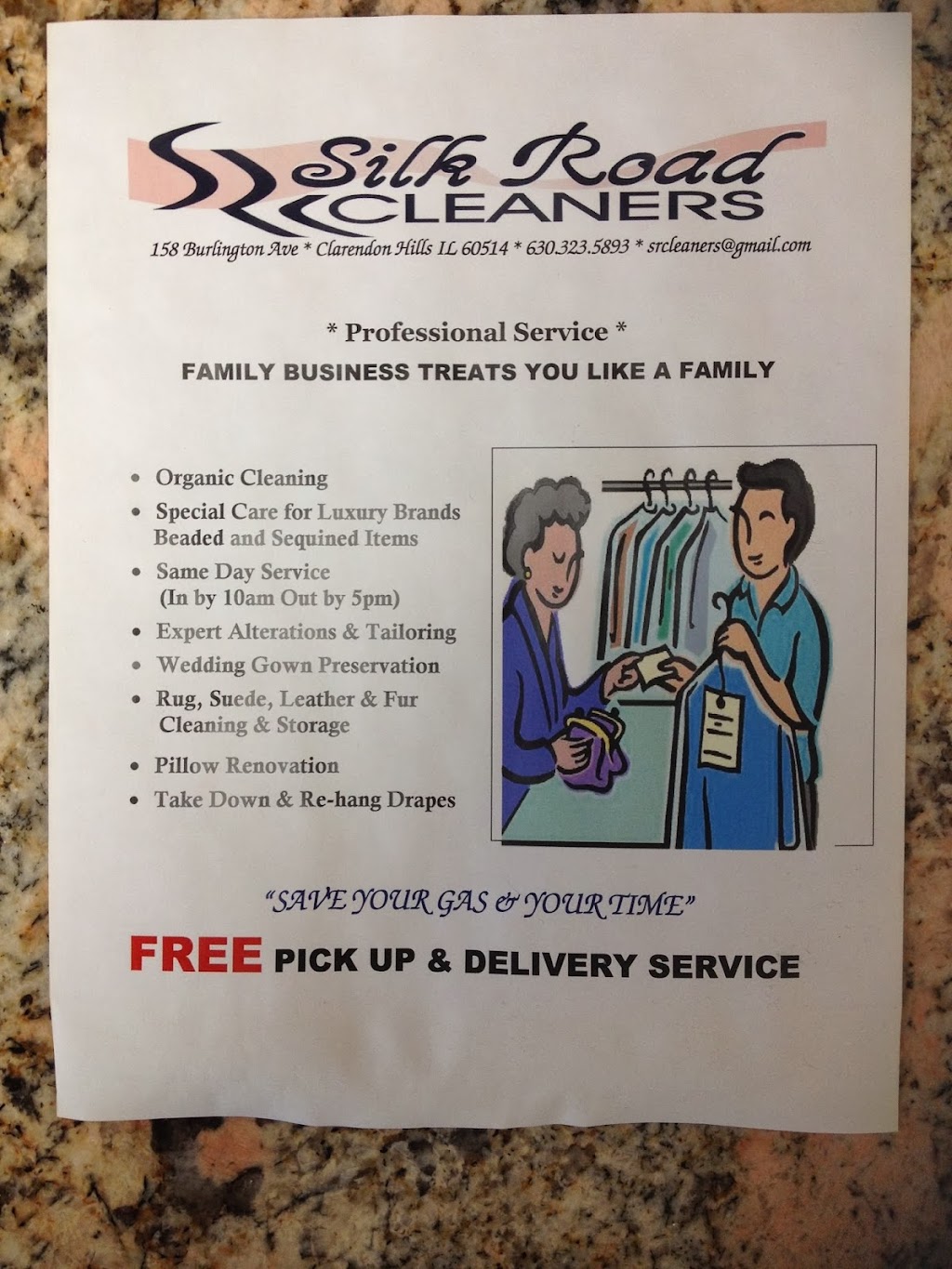 Silk Road Cleaners | 156 Burlington Ave, Clarendon Hills, IL 60514, USA | Phone: (630) 323-5893