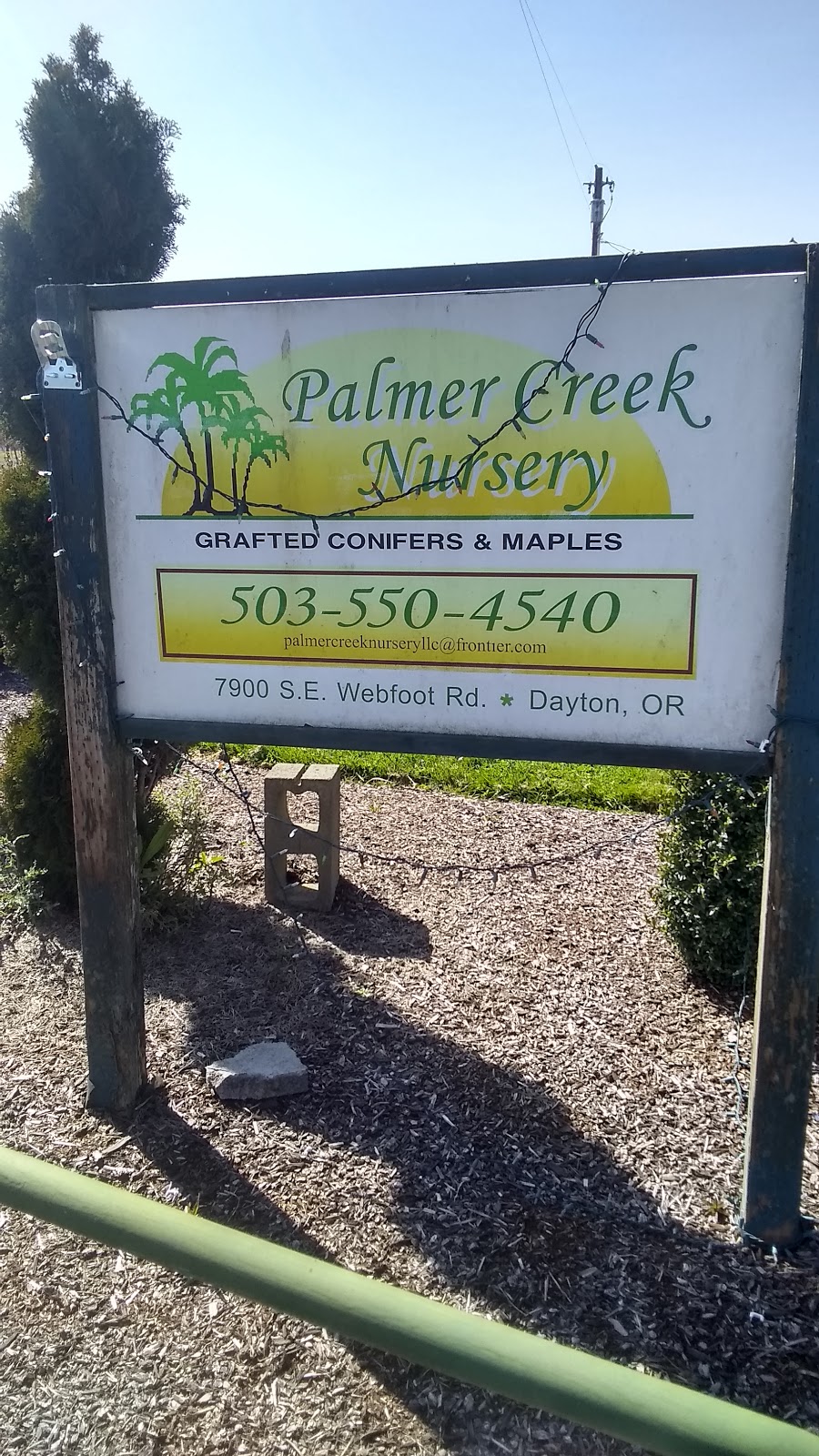 Palmer Creek Nursery LLC | 7900 SE Webfoot Rd, Dayton, OR 97114, USA | Phone: (503) 550-4540