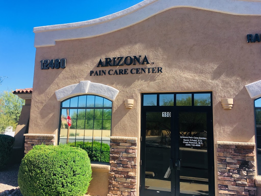 Arizona Pain Care Center | 12480 N Rancho Vistoso Blvd STE 180, Oro Valley, AZ 85755, USA | Phone: (520) 742-4008