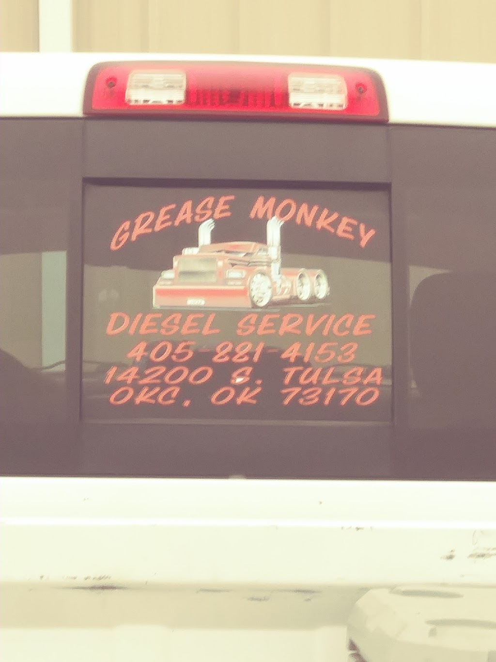 Grease Monkey Diesel Service | 14200 S Tulsa Dr, Oklahoma City, OK 73170, USA | Phone: (405) 881-4153