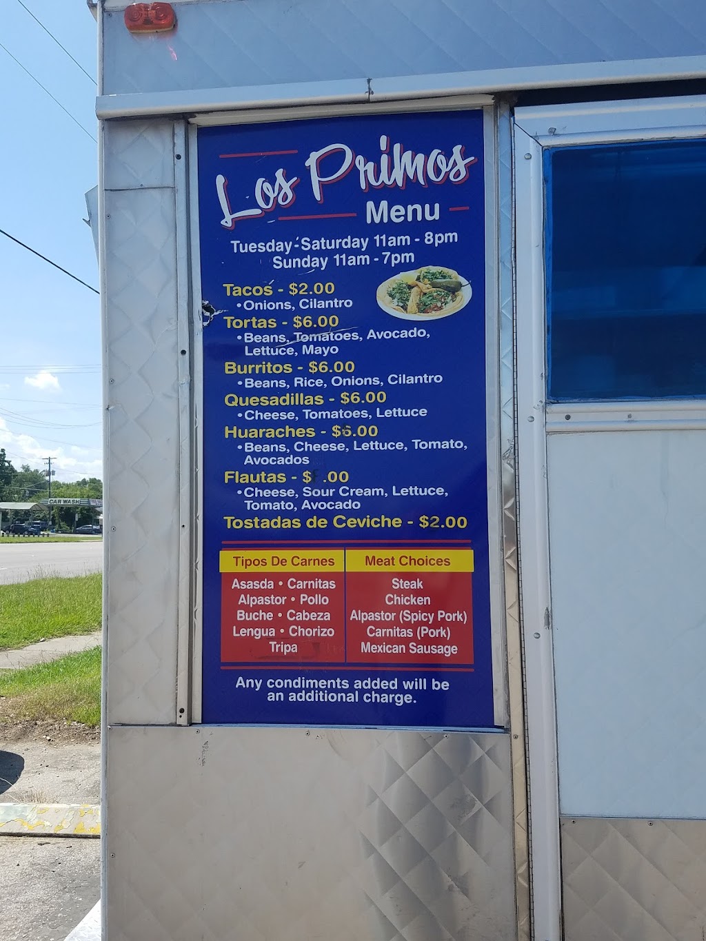 Los Primos Taqueria Taco Truck | 1324 Pinson Valley Pkwy, Birmingham, AL 35217, USA | Phone: (205) 514-7499