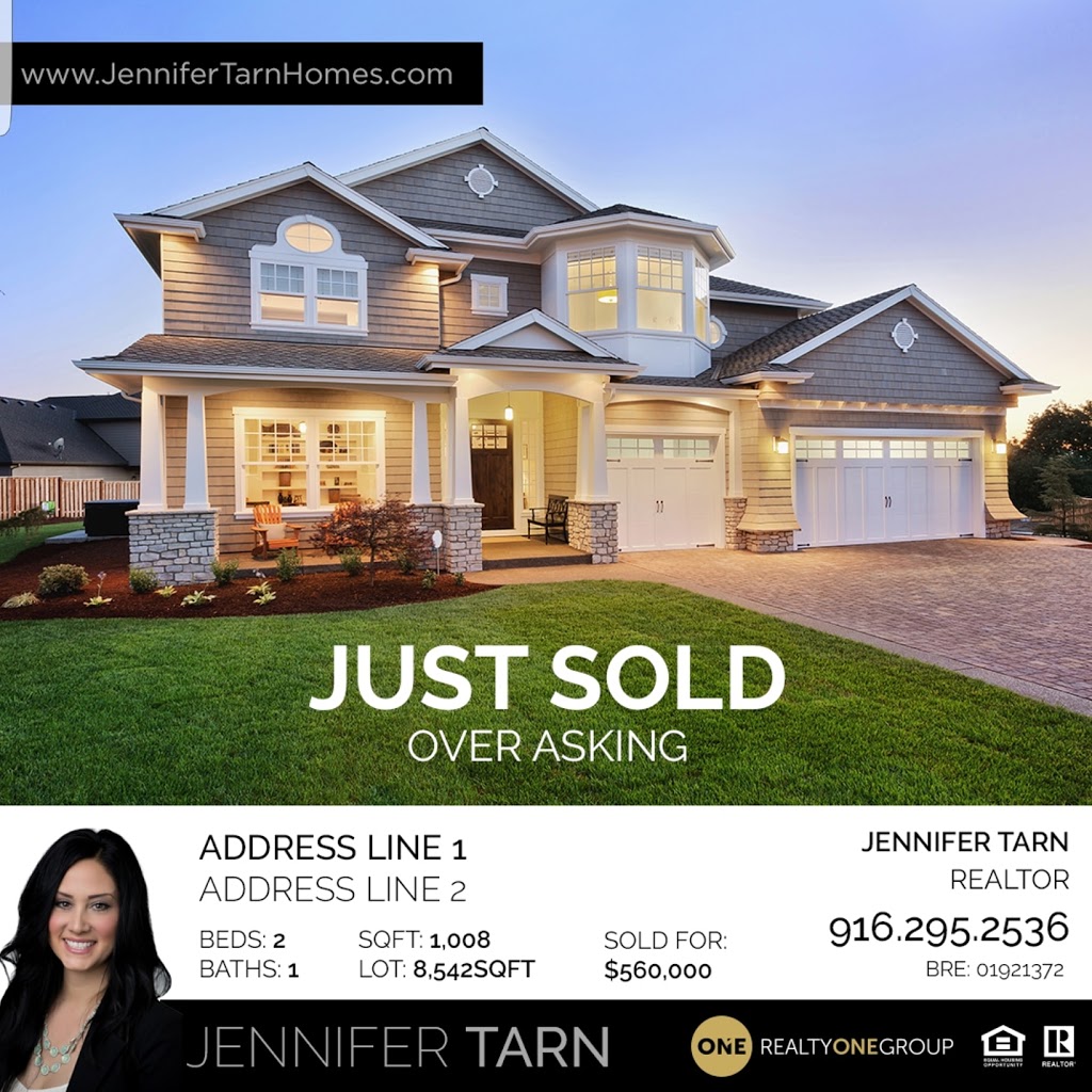 Jennifer Tarn, Realtor | 1150 Sunset Blvd STE #150, Rocklin, CA 95765, USA | Phone: (916) 295-2536