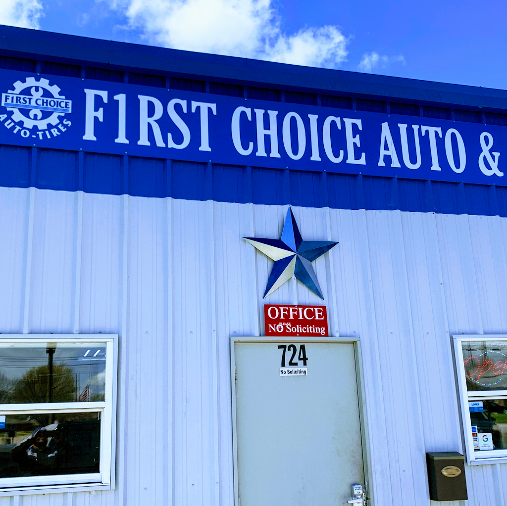 FIRST CHOICE AUTO & TIRES | 724 S Powell Pkwy, Anna, TX 75409, USA | Phone: (214) 935-7139