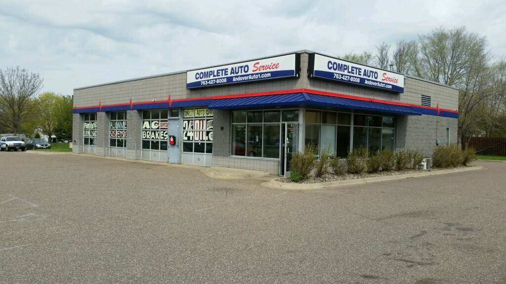 Complete Auto Service | 3657 Bunker Lake Blvd NW, Andover, MN 55304, USA | Phone: (763) 427-8008