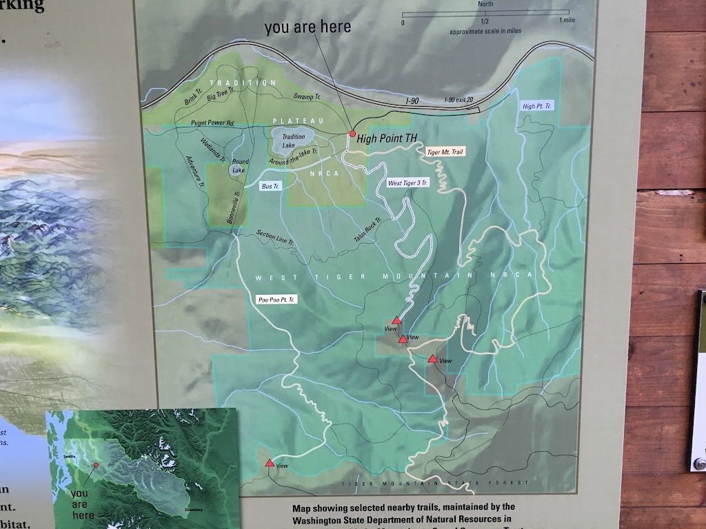 Highpoint Trailhead | Parking lot, 26415 SE 79th St, Issaquah, WA 98027, USA | Phone: (206) 625-1367