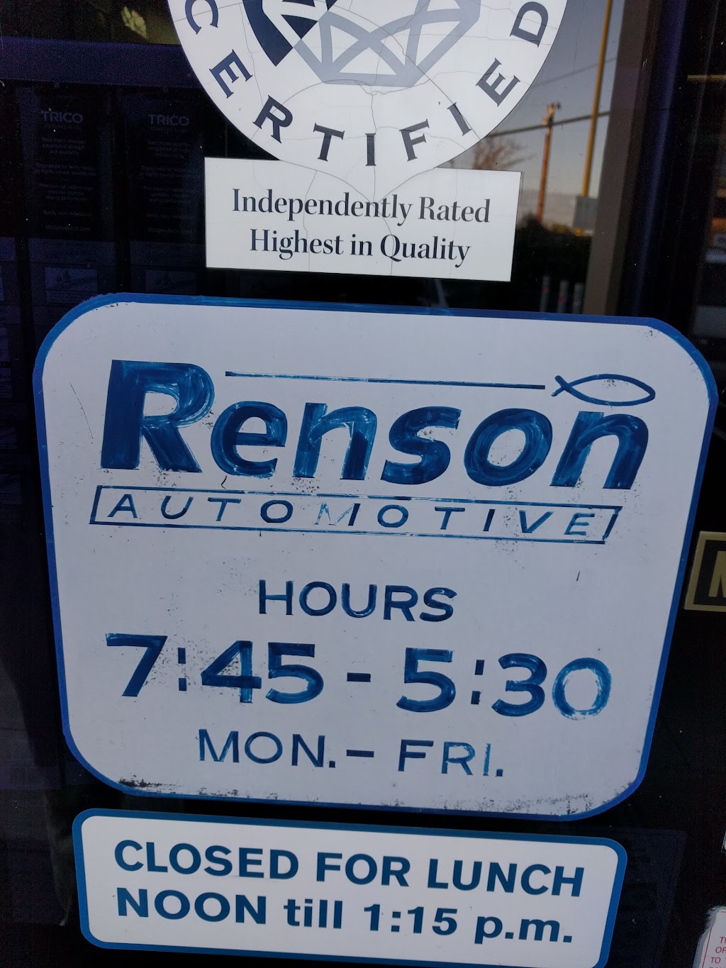 Renson Automotive | 1436 White Oaks Rd #9, Campbell, CA 95008, USA | Phone: (408) 377-8113