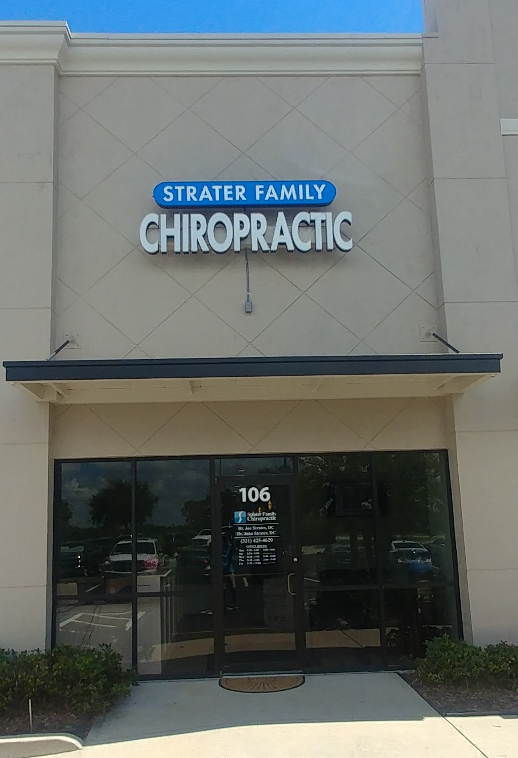 Strater Family Chiropractic & Massage | 1950 Viera Blvd Ste 106, Rockledge, FL 32955, USA | Phone: (321) 425-4620
