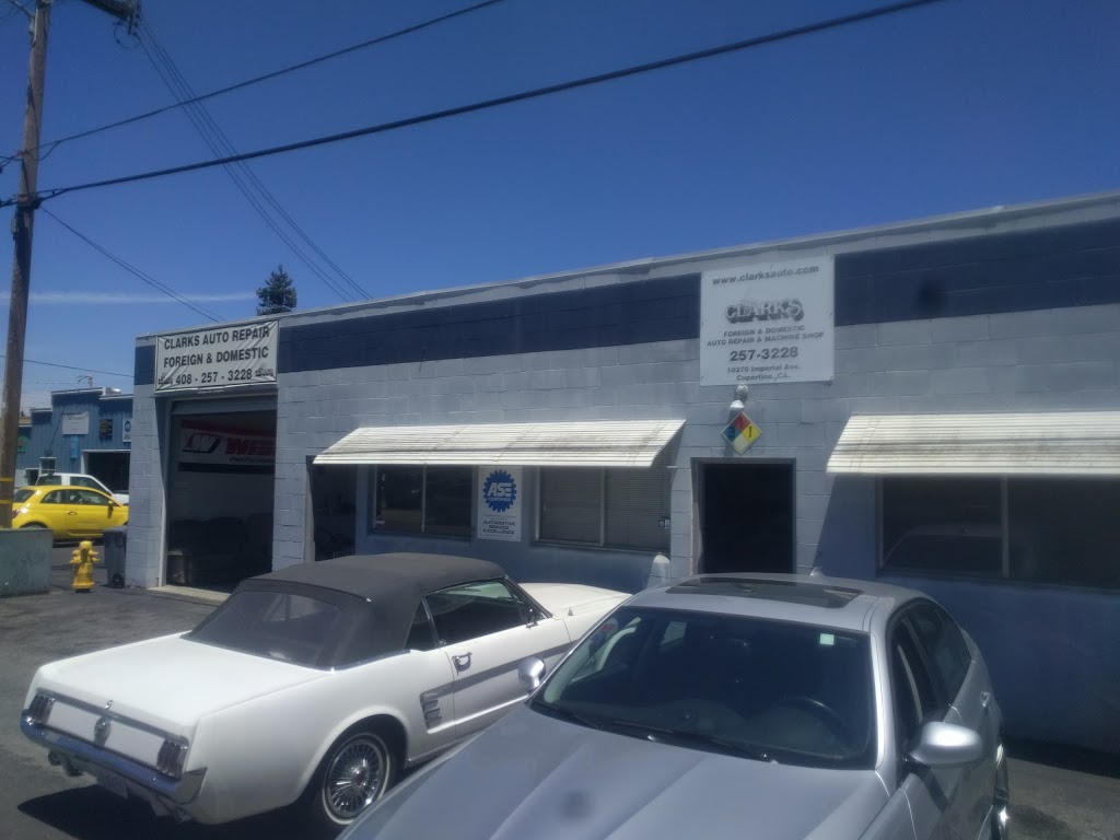 Clarks Auto Repair | 10270 Imperial Ave, Cupertino, CA 95014, USA | Phone: (408) 257-3228