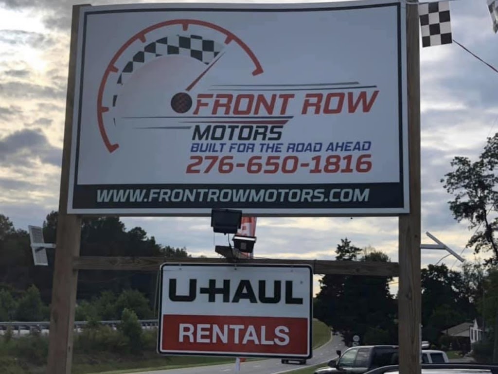 Front Row Motors | 17160 Martinsville Hwy, Axton, VA 24054, USA | Phone: (276) 650-1816