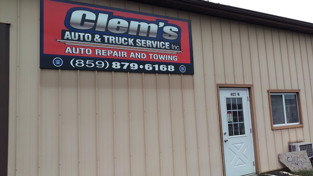 Clems Auto & Truck Service Inc | 405 B Crossfield Dr, Versailles, KY 40383, USA | Phone: (859) 879-6168