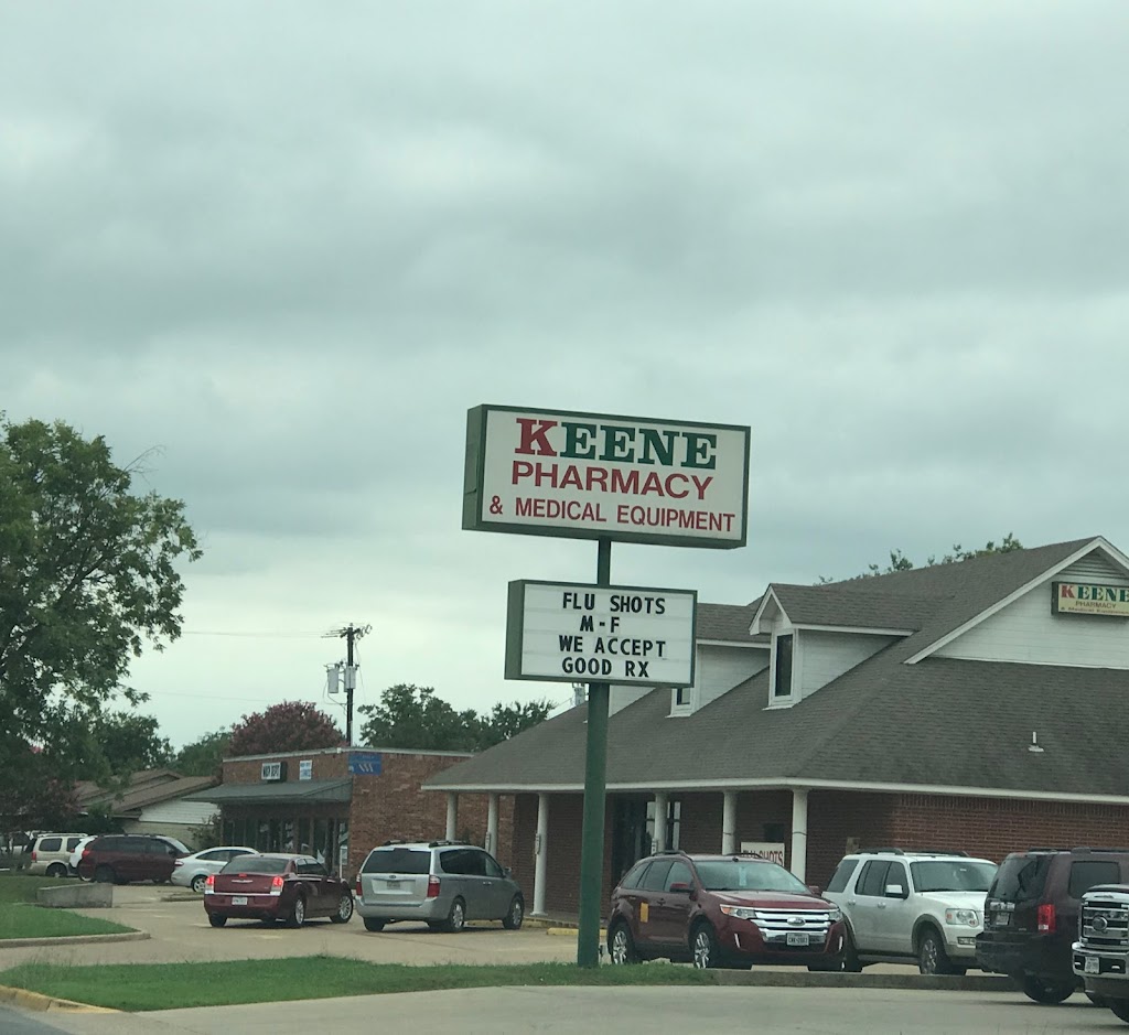 Keene Pharmacy | 114 S Old Betsy Rd, Keene, TX 76059, USA | Phone: (817) 558-3341