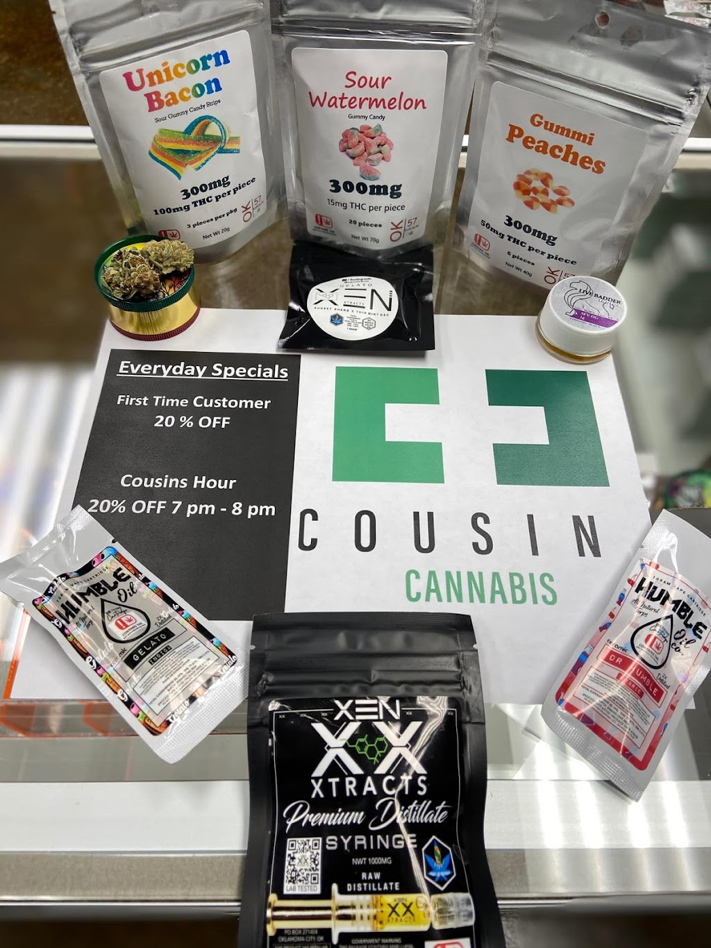 Cousins Cannabis Medical Marijuana Dispensary OKC | 9205 NE 23rd St, Oklahoma City, OK 73141, USA | Phone: (405) 769-2337