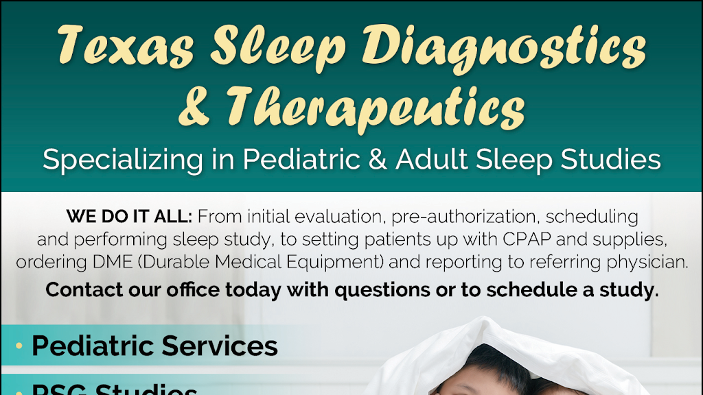 Texas Sleep Diagnostics and Therapeutics, PLLC | 151 Rvg Blvd Suite 102, Waxahachie, TX 75165, USA | Phone: (972) 923-8923