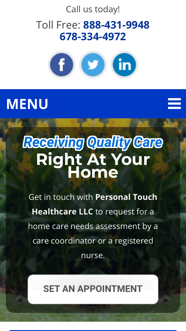 Personal Touch Healthcare LLC | 2701 Cherry Blossom Cir SE, Conyers, GA 30013, USA | Phone: (678) 334-4972