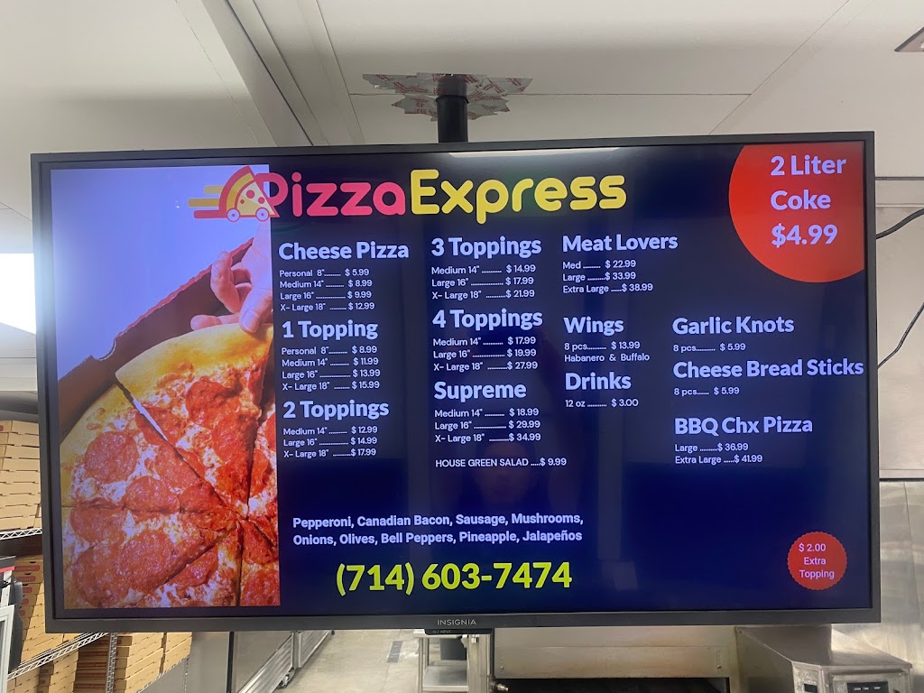 Pizza Express | 2790 E Lincoln Ave, Anaheim, CA 92806, USA | Phone: (714) 603-7474