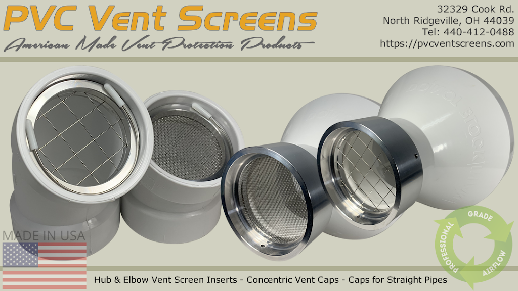 PVC Vent Screens | 32329 Cook Rd, North Ridgeville, OH 44039, USA | Phone: (440) 412-0488