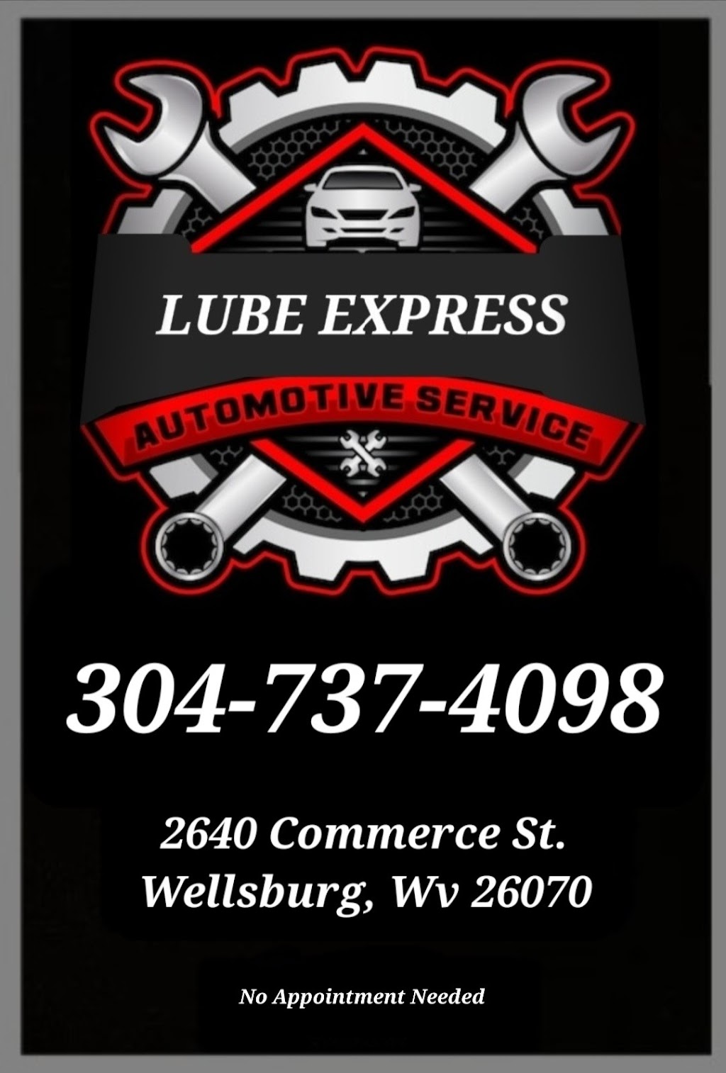 Lube Express | 2640 Commerce St, Wellsburg, WV 26070, USA | Phone: (304) 737-4098