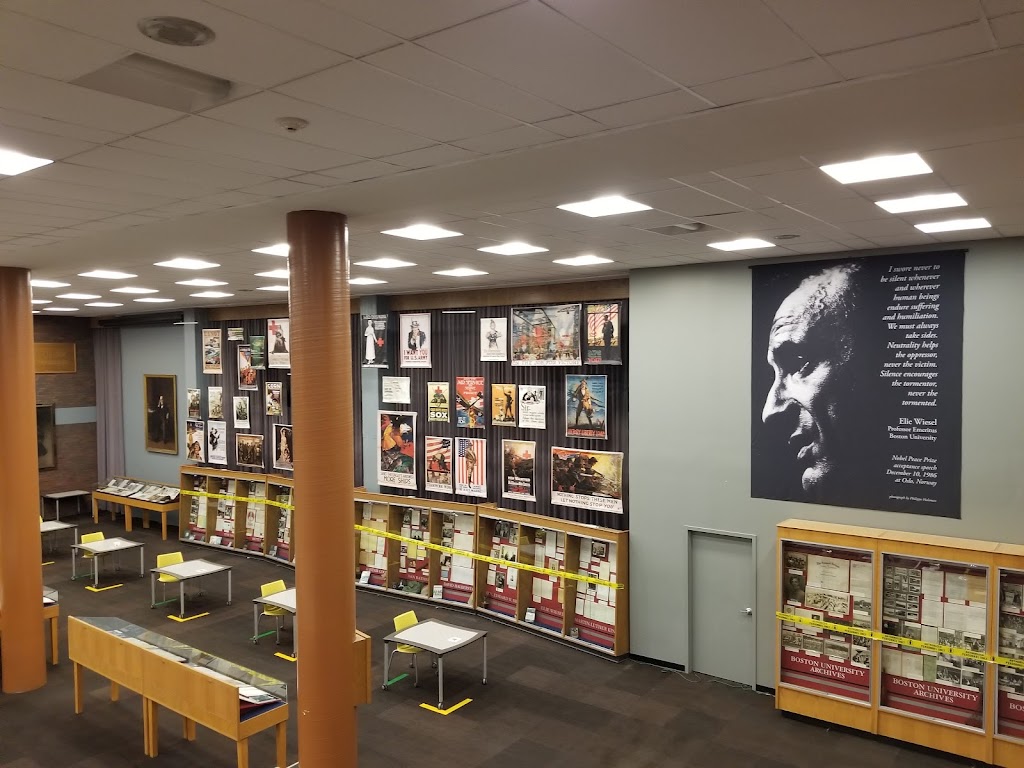 Mugar Memorial Library | Gotlieb Archival Research Center, 771 Commonwealth Ave, Boston, MA 02215 | Phone: (617) 353-2700