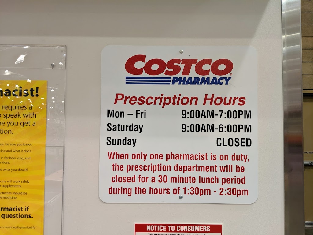 Costco Pharmacy | 3150 Fostoria Way, Danville, CA 94526, USA | Phone: (925) 277-1800