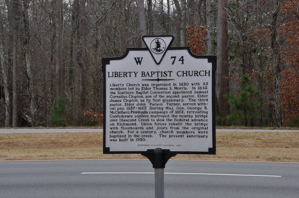 Liberty Baptist Church | 15810 Liberty Church Rd, Lanexa, VA 23089, USA | Phone: (804) 966-2659