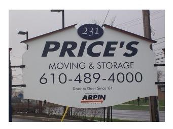 Prices Moving & Storage Inc | 231 W Ridge Pike #1715, Royersford, PA 19468, USA | Phone: (610) 489-4000
