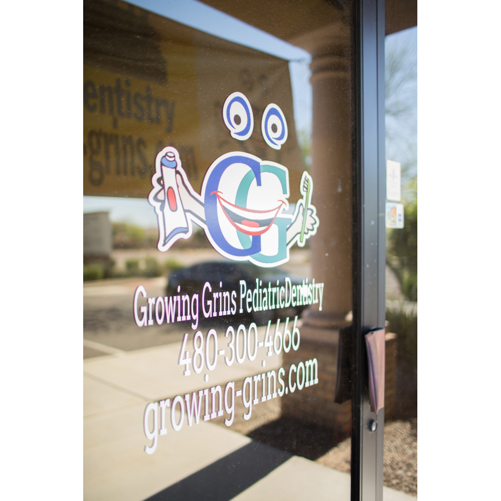 Growing Grins Pediatric Dentistry | 2919 S Ellsworth Rd UNIT 141, Mesa, AZ 85212, USA | Phone: (480) 300-4666