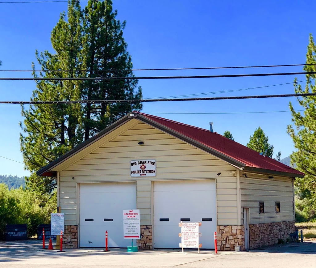 Big Bear Fire Dept Boulder Bay Station | 39690 Big Bear Blvd, Big Bear Lake, CA 92315, USA | Phone: (909) 866-7566