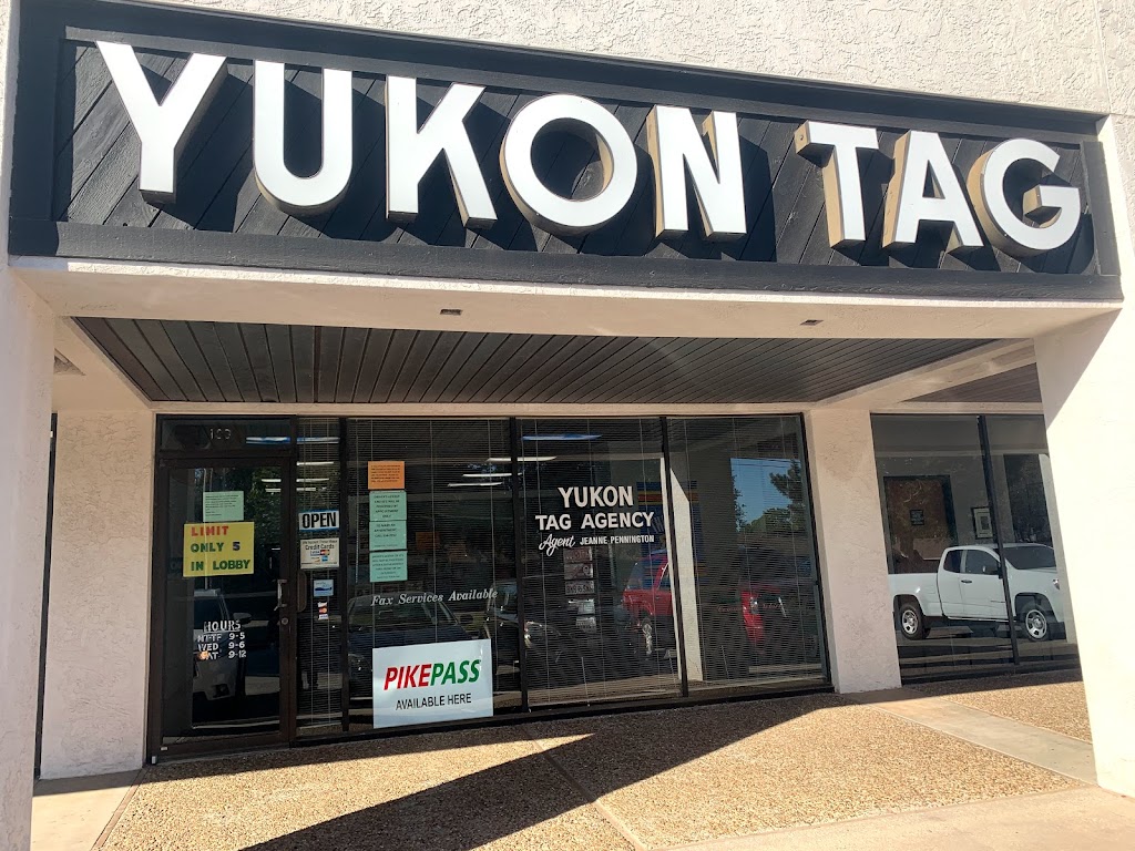 Yukon Tag Agency | Next to Subway, 103 E Vandament Ave, Yukon, OK 73099, USA | Phone: (405) 354-2212